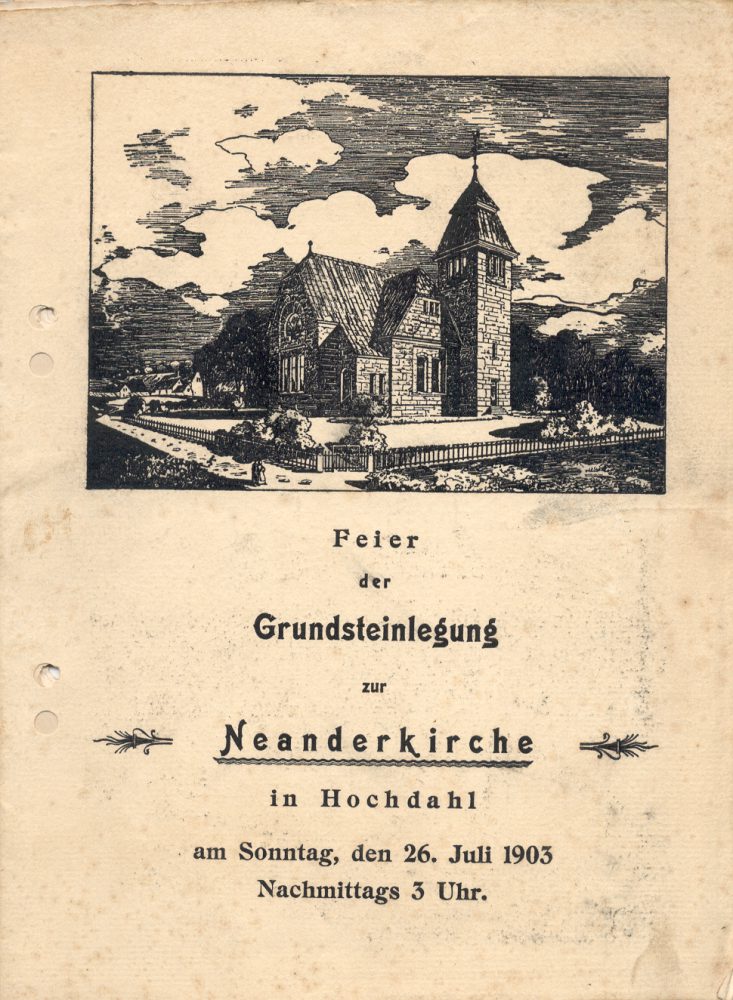 Feier szur Grundsteinlegung