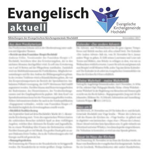 Evangelisch Aktuell - Die Juni Ausgabe ist online
