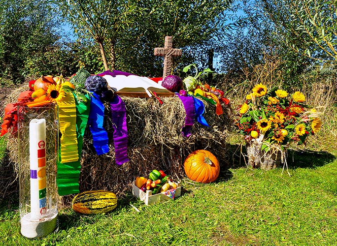 Erntdedank-Altar