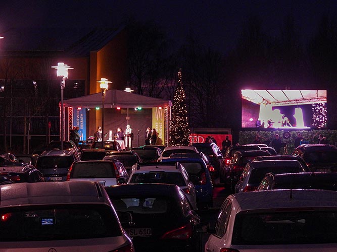 Heiligabend Autokino