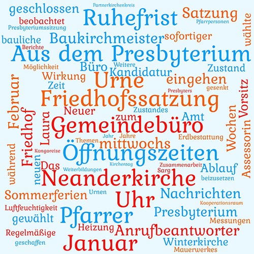 Presbyterium im Januar 2025