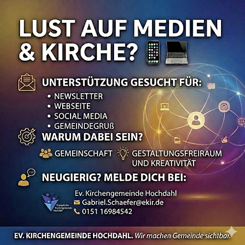 Lust auf Medien und Kirche? Wir suchen Mitstreiter. Lust auf Medien und Kirche? Wir suchen Mitstreiter.