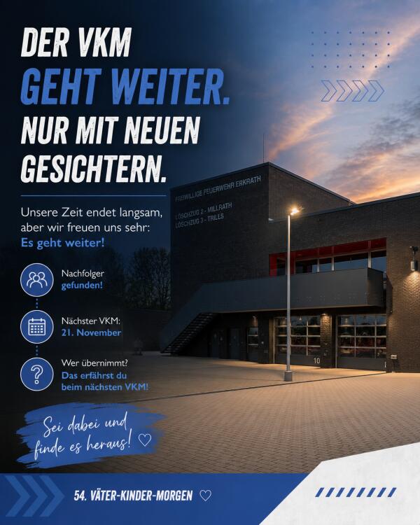 Abschlussbild der Gruppe beim Väter-Kinder-Morgen bei der Feuerwehr Erkrath