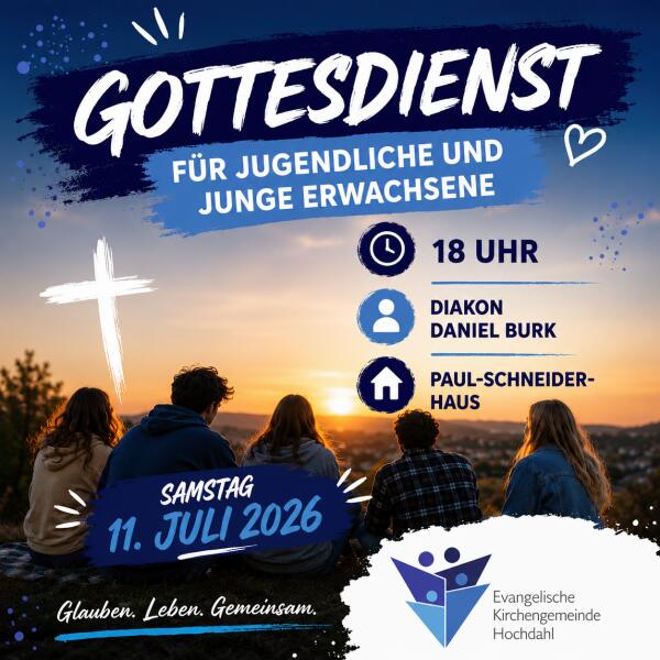 Gottesdienst für Jugendliche und junge Erwachsene