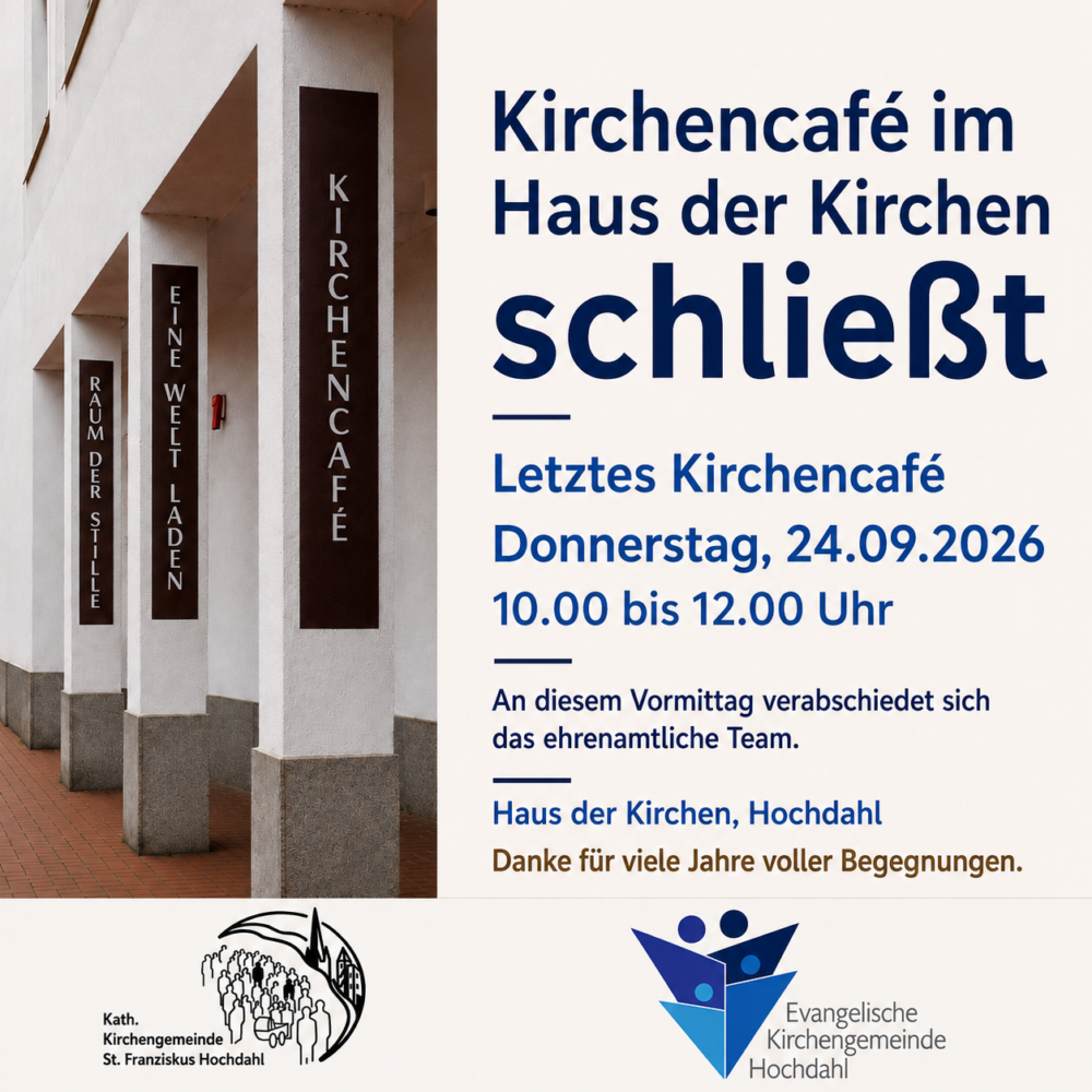 Kirchencafé im Haus der Kirchen schließt Kirchencafé im Haus der Kirchen schließt