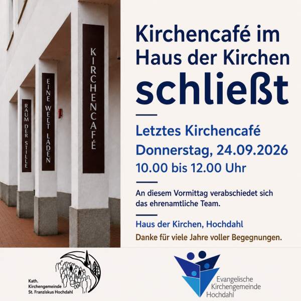 Kirchencafé im Haus der Kirchen schließt