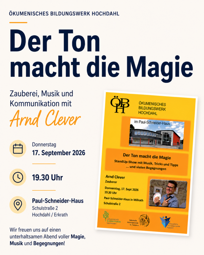 Der Ton macht die Magie Der Ton macht die Magie