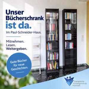 📚 Unser Bücherschrank ist da